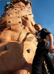 26 ft Prehistoric Rockwall Climbing Wall - 4 Climber